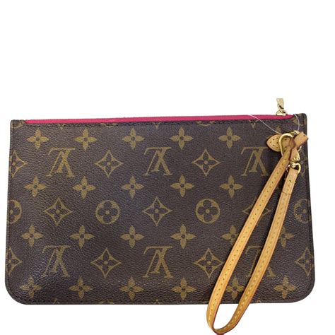 louis vuitton pochette wristlet|louis vuitton monogram pochette.